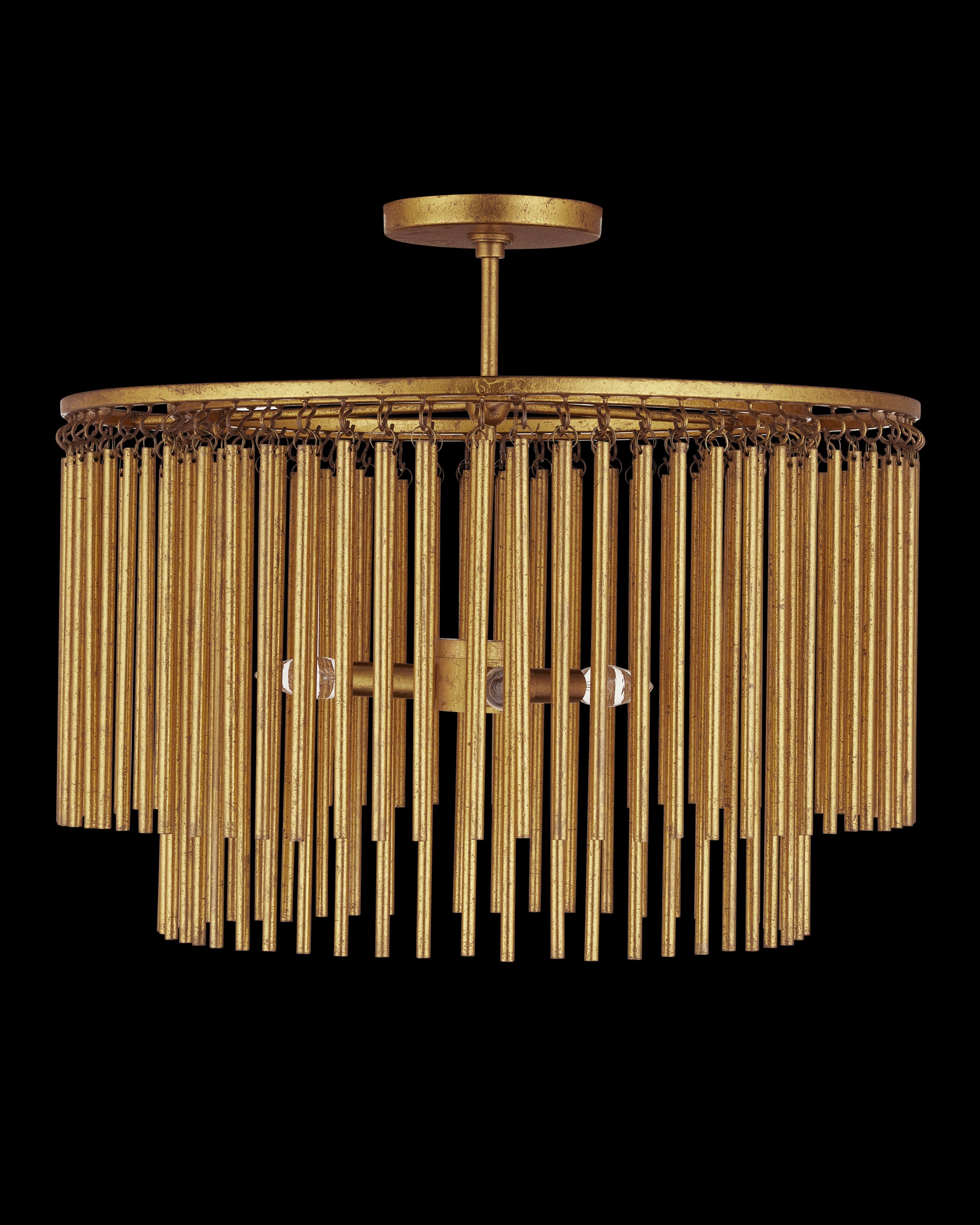 Currey & Company Mantra Semi Flush Mount