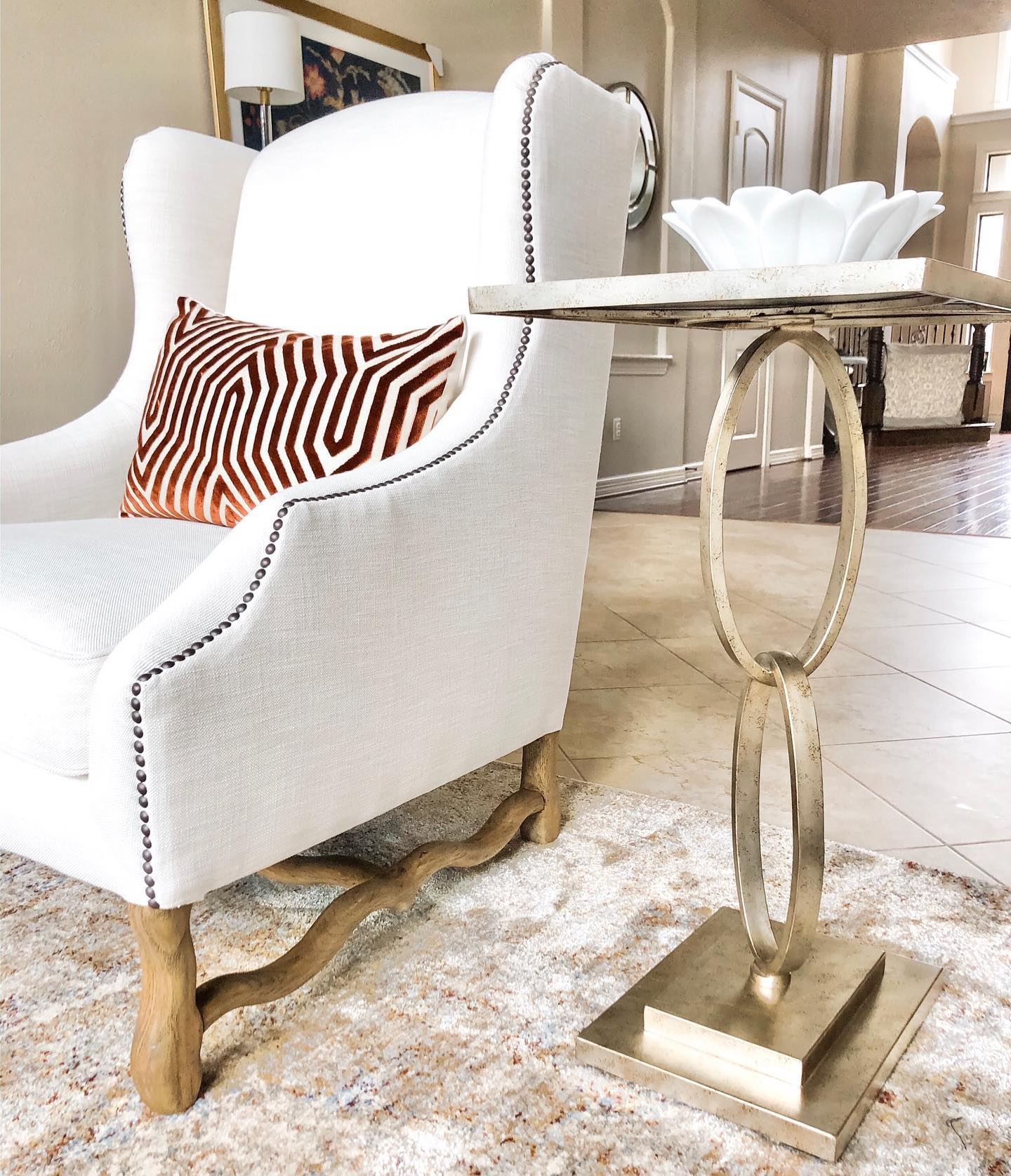 Currey & Company Bangle Accent Table