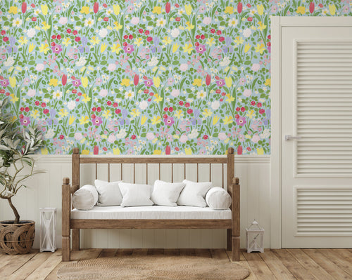 Paule Marrot Large Scale, Daffodils Wallpaper