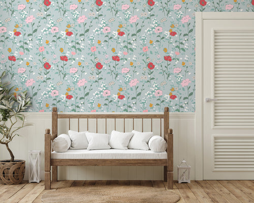 Paule Marrot Poppies (Var. 2) Wallpaper