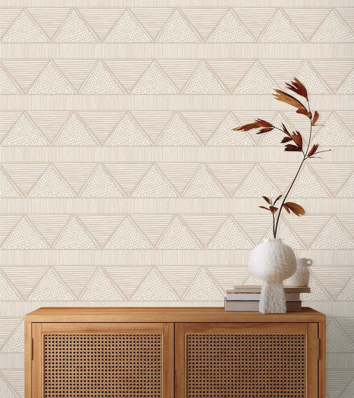 Susan Hable Triangle Lines Wallpaper