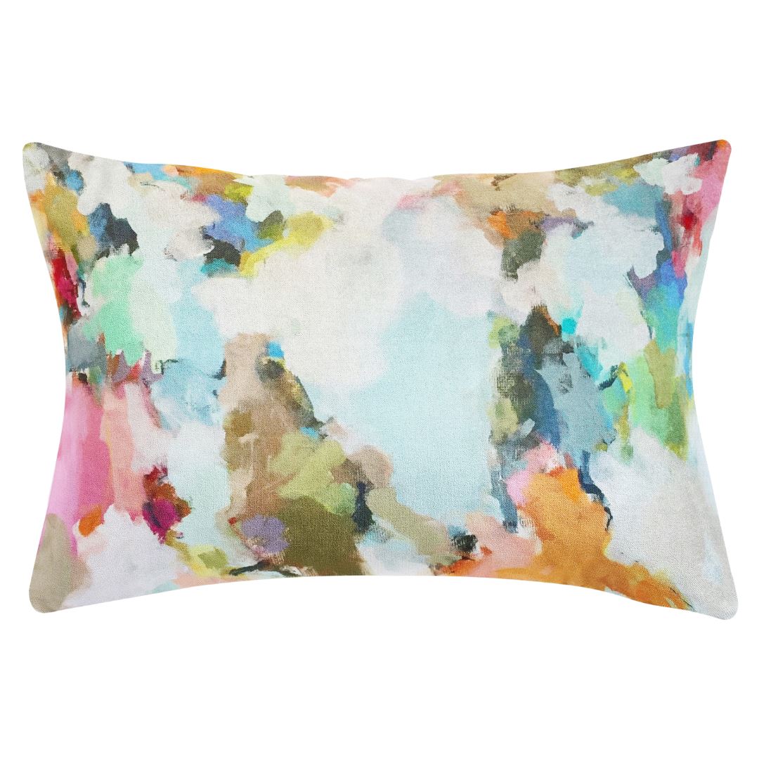 Under the Sea Linen Cotton Pillow by Laura Park