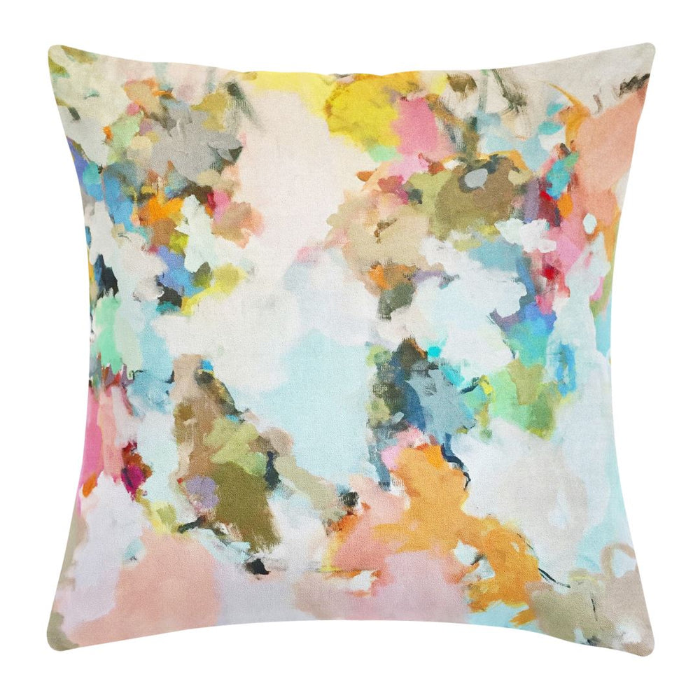 Under the Sea Linen Cotton Pillow by Laura Park
