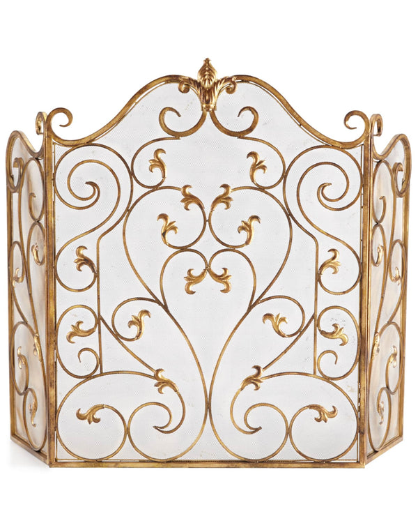 Old World Design Vivienne Fireplace Screen