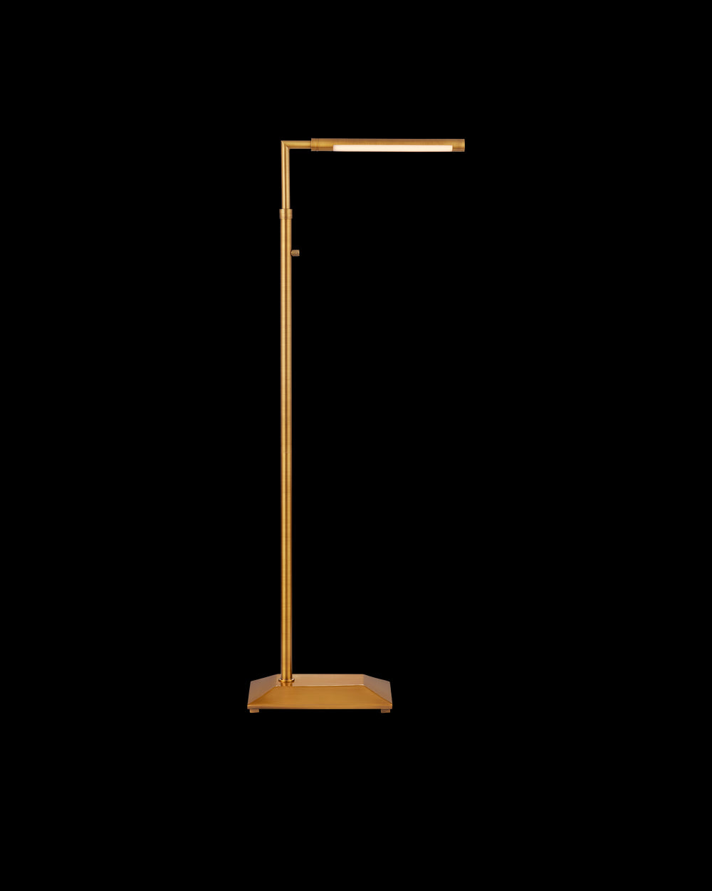 Currey & Company Autrand Brass Floor Lamp