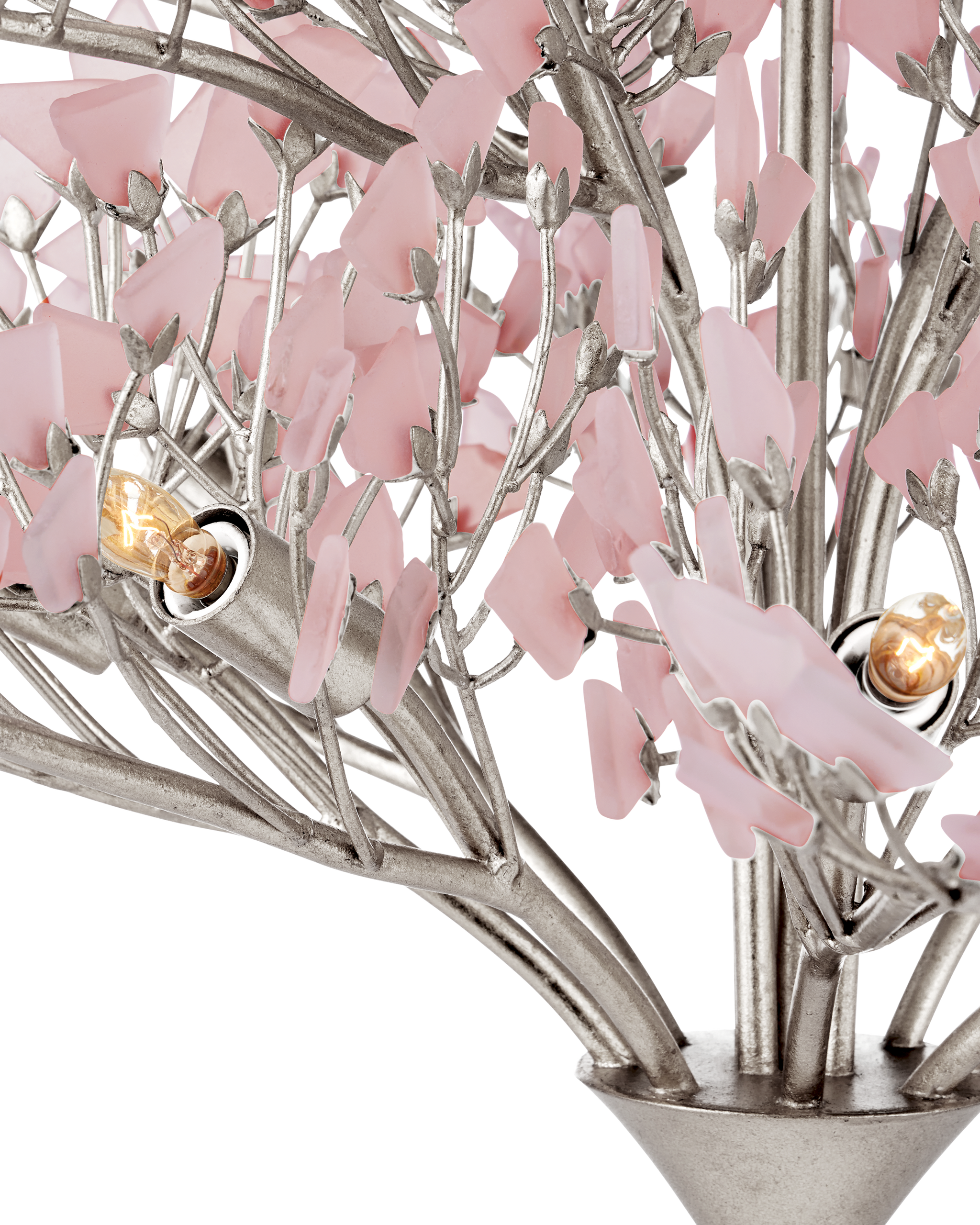 Currey & Company Fiorella Pink Chandelier