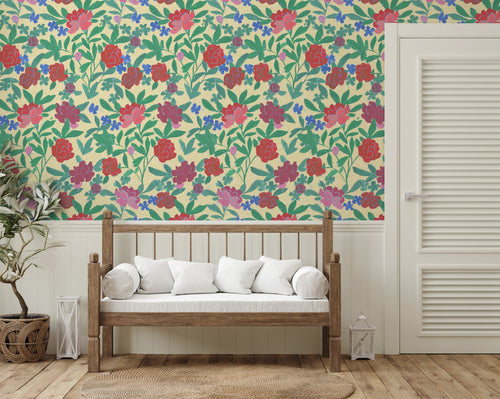 Paule Marrot Floral Bouquet Wallpaper