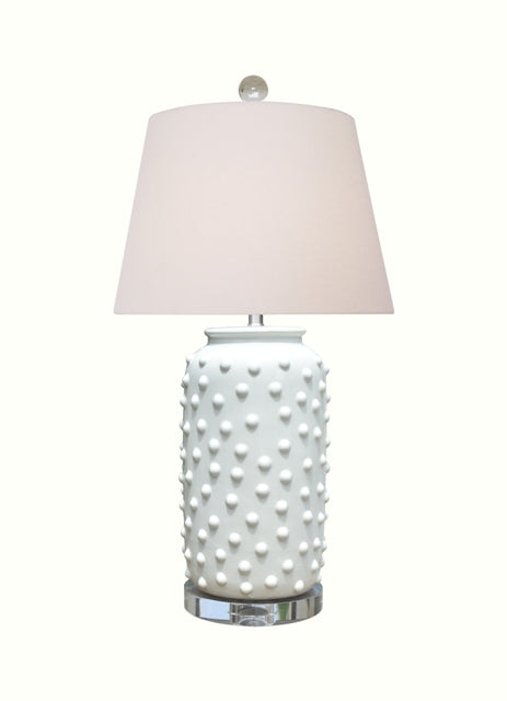 Porcelain Dots Vase Lamp
