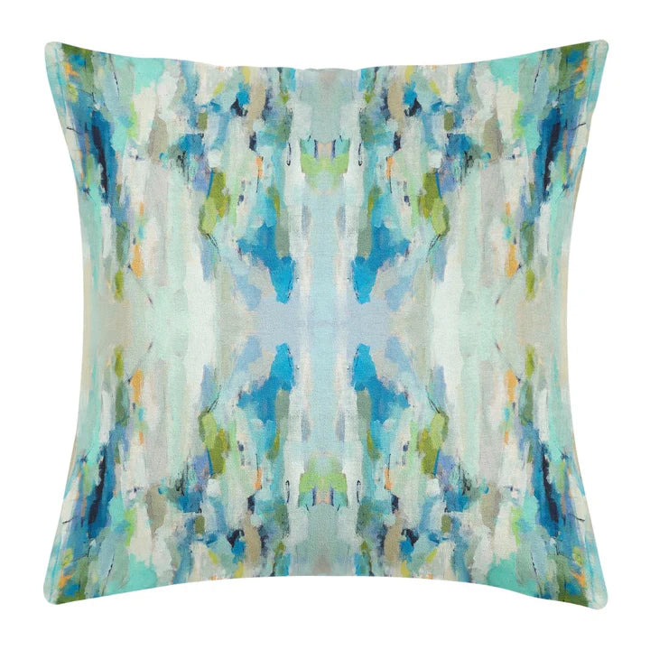 Wintergreen Cotton Linen Pillow by Laura Park