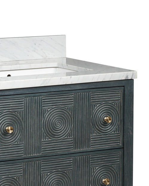 Currey and Company Santos 28" Bathroom Vanity