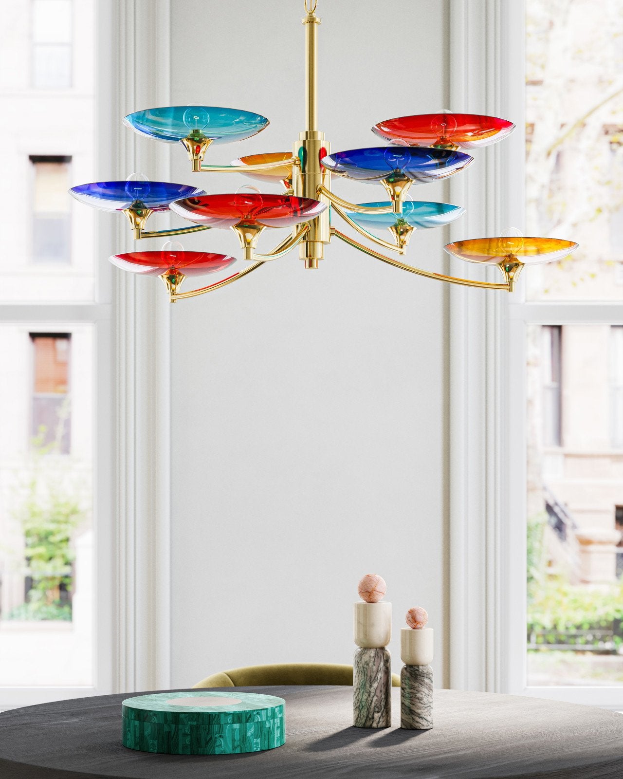 Currey & Company Veneto Large 39" Polished Brass 21 Light Chandelier