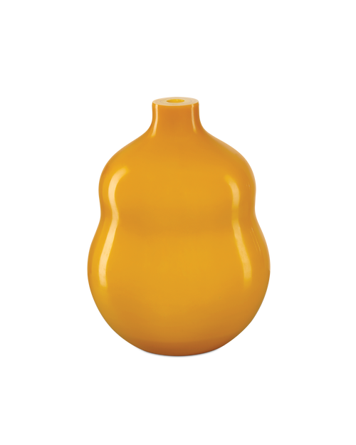 Currey & Company Imperial Yellow Peking Small Double Gourd Vase