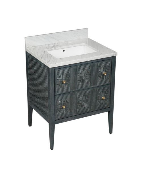 Currey and Company Santos 28" Bathroom Vanity