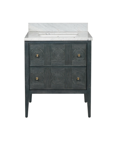 Currey and Company Santos 28" Bathroom Vanity