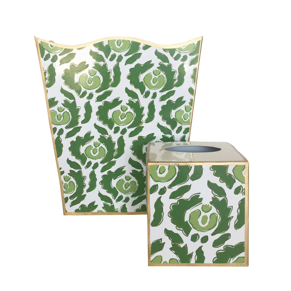 Dana Gibson Beaufont in Green Wastebasket