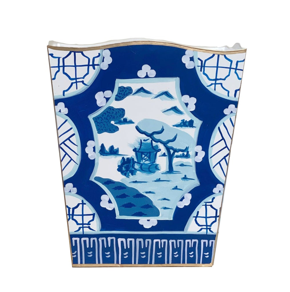 Dana Gibson Canton Wastebasket