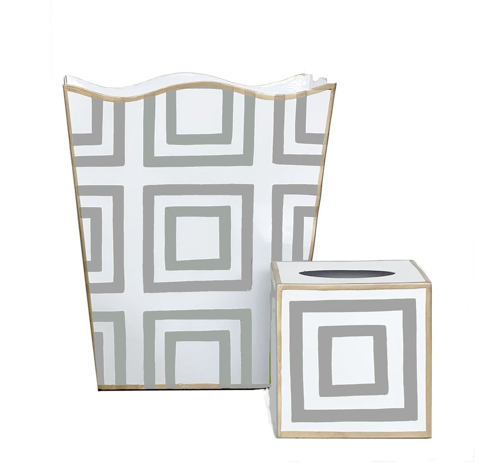 Dana Gibson Cooper Modern Graphic Wastebasket