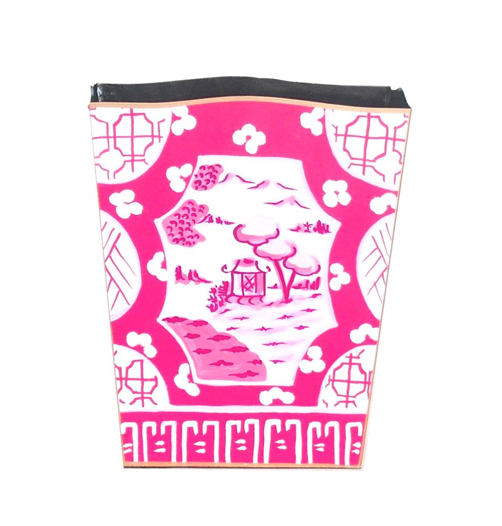 Dana Gibson Canton Wastebasket