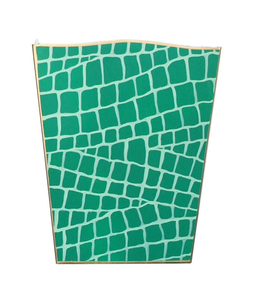 Dana Gibson Croc Wastebasket