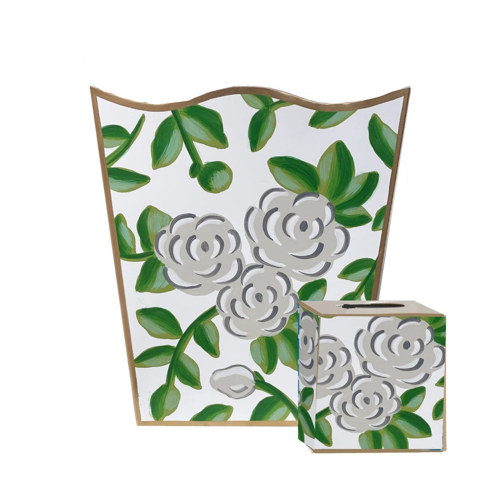 Dana Gibson Chintz Wastebasket