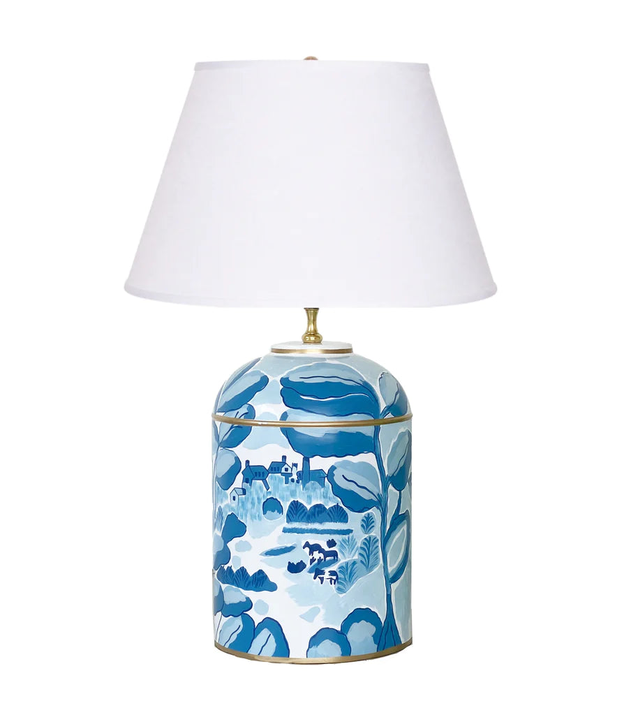 Dana Gibson Bristow Tea Caddy Lamp