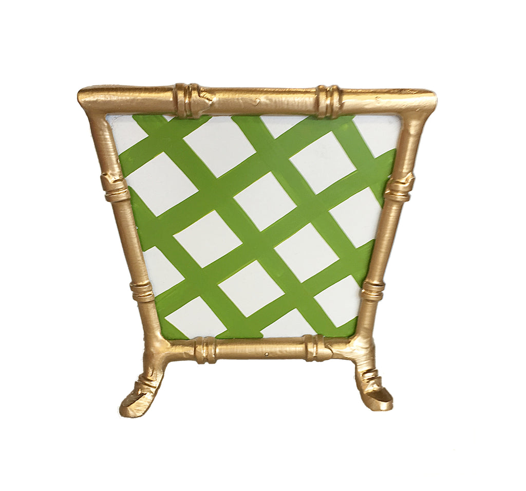 Dana Gibson Bamboo Lattice Cachepot
