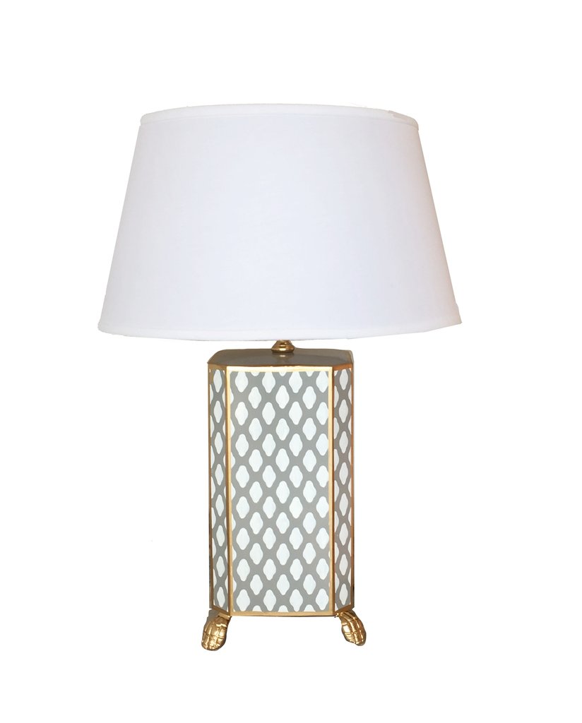 Dana Gibson Parsi Lamp in Grey