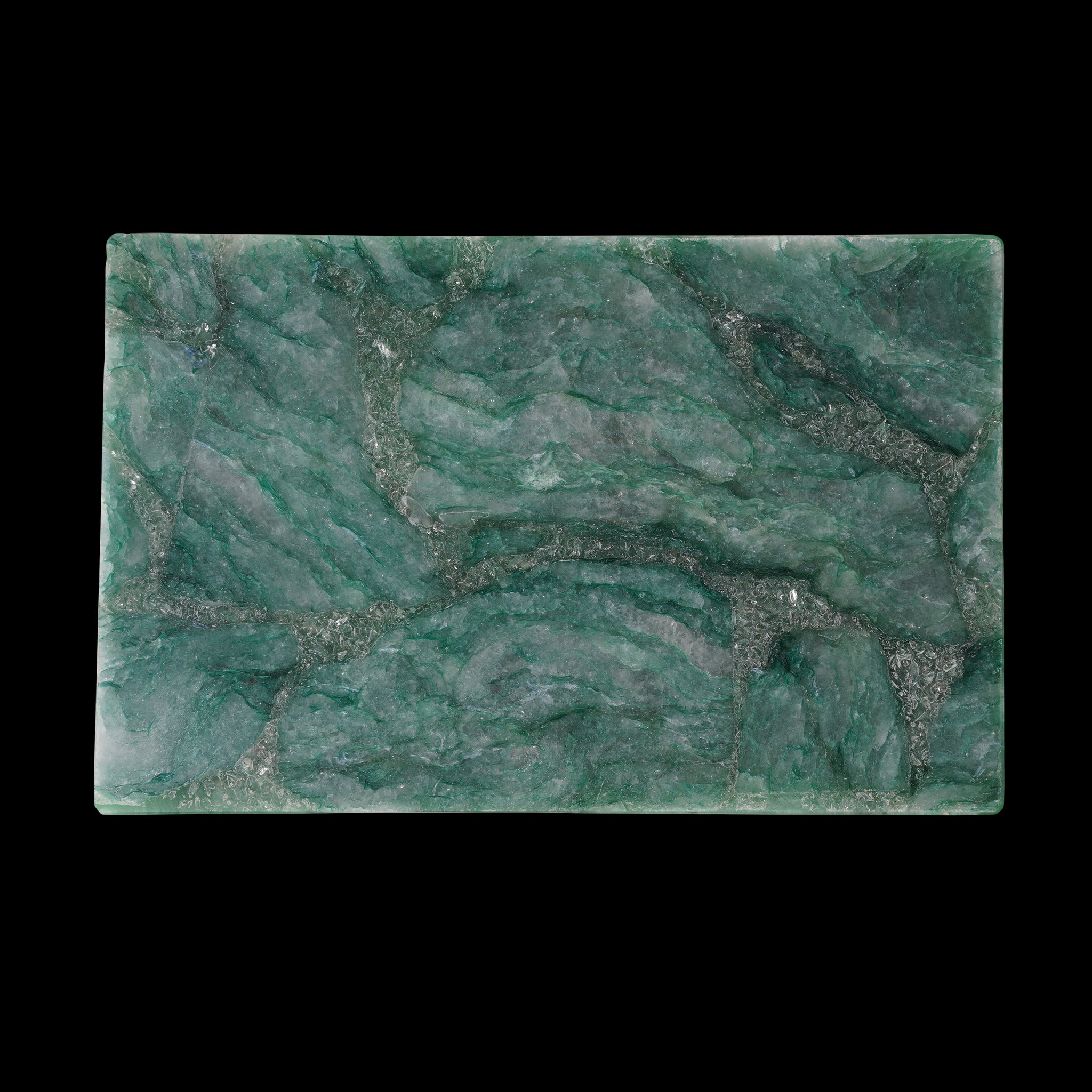 Currey & Company 7" Green Aventurine Box