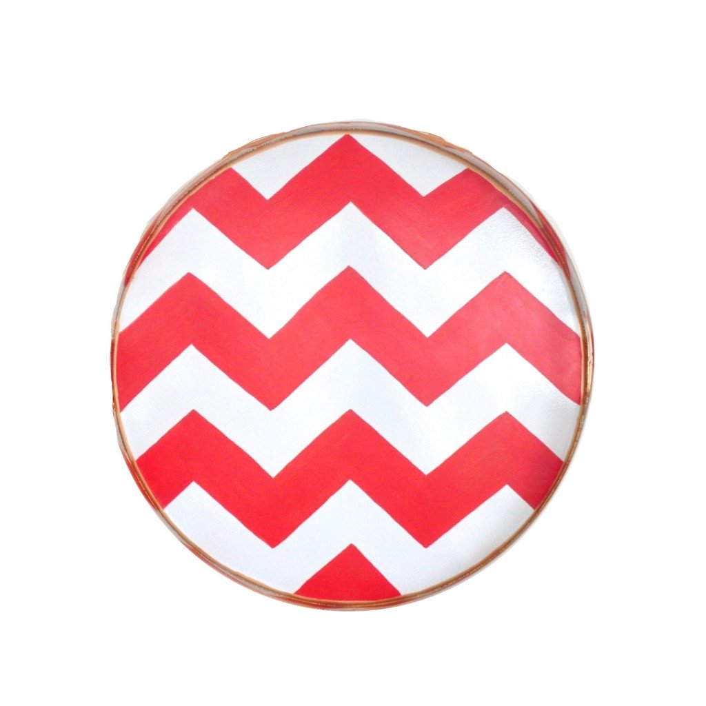 Dana Gibson Bargello Tray, Orange