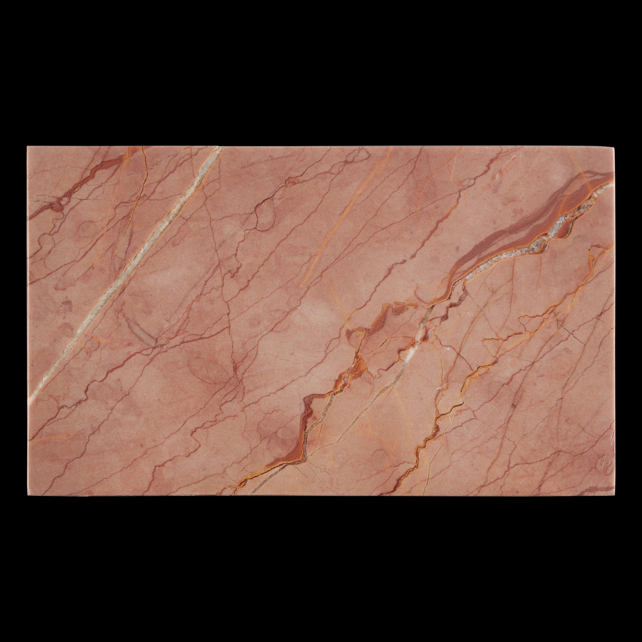 Currey & Company 10" Leslie Rosa Marble Box