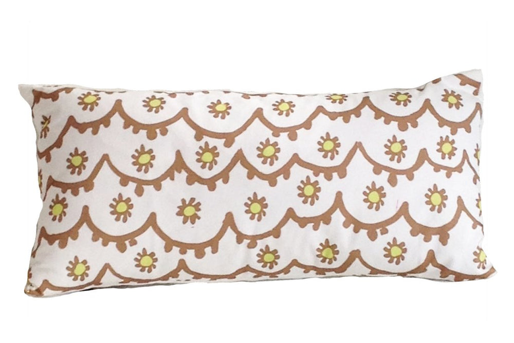 Dana Gibson Santos Pillow in Brown