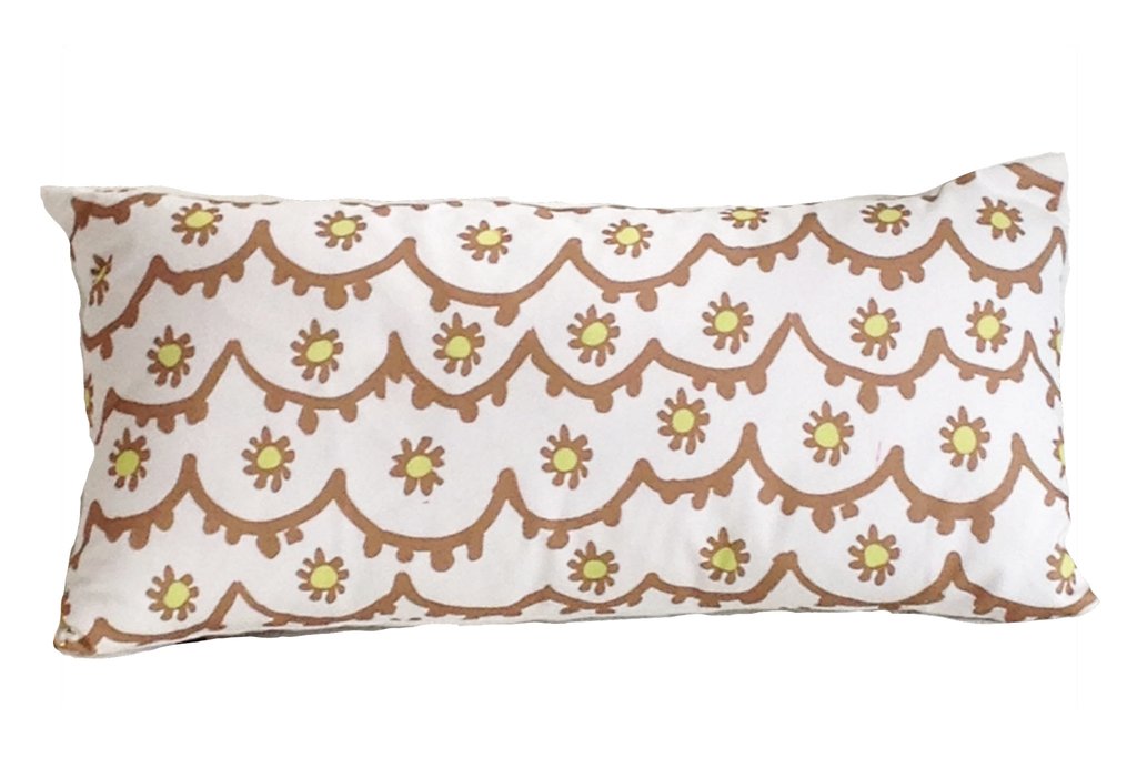 Dana Gibson Santos Pillow in Brown
