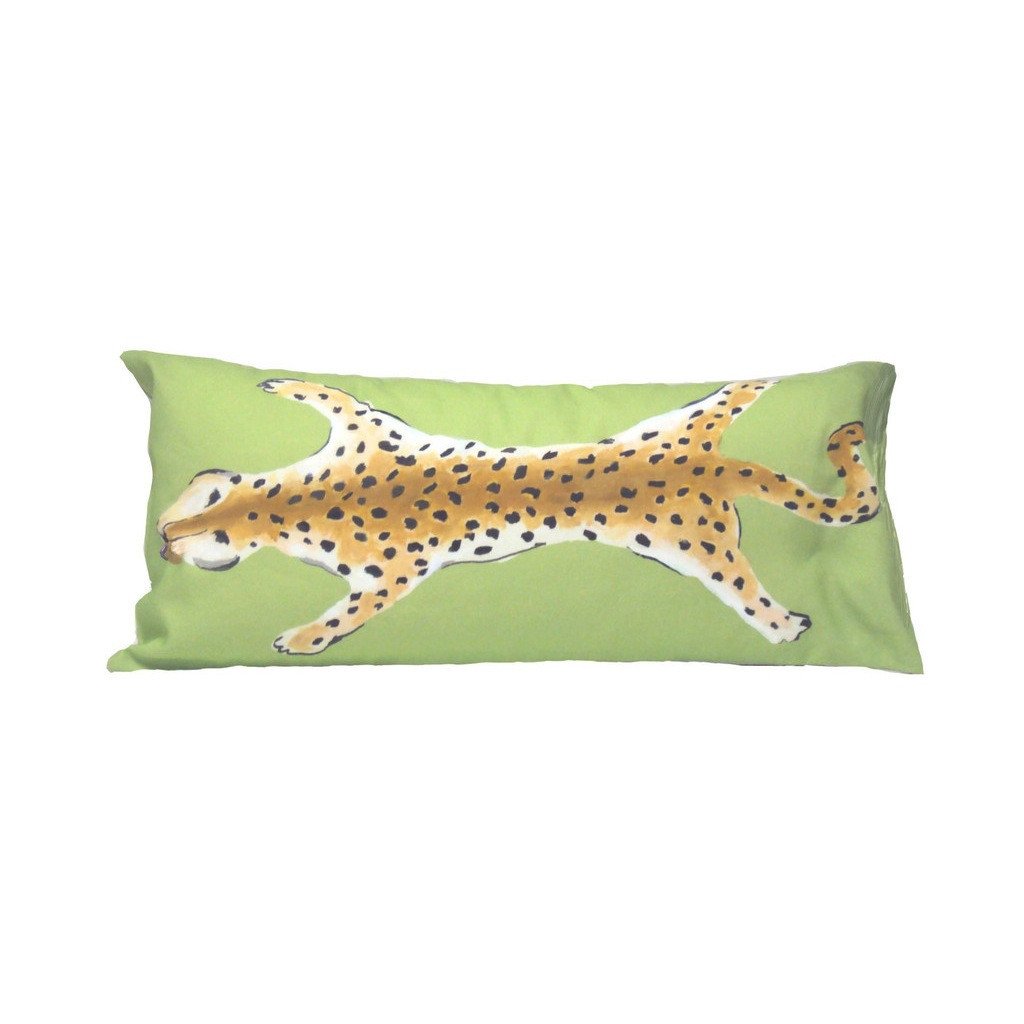 Dana Gibson Leopard Pillow