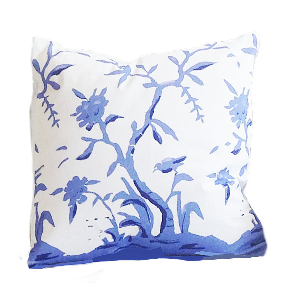 Dana Gibson Cliveden Pillow in Blue