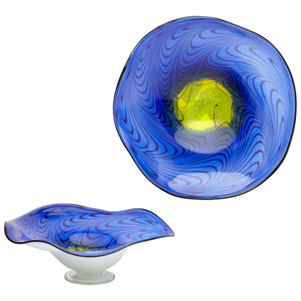 Large Art Glass Bowl By Cyan Design
