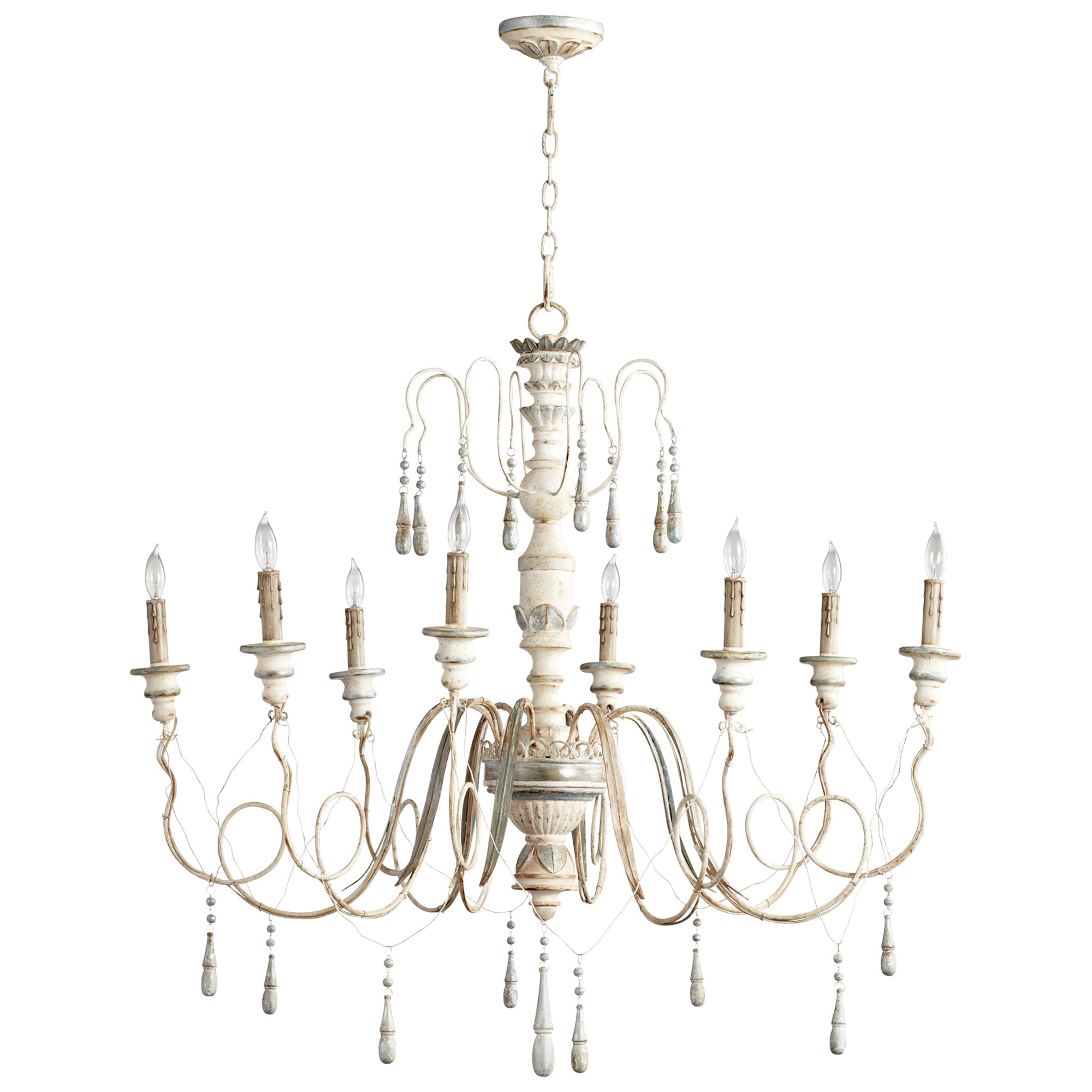 Chantal 8 Light Chandelier By Cyan Design