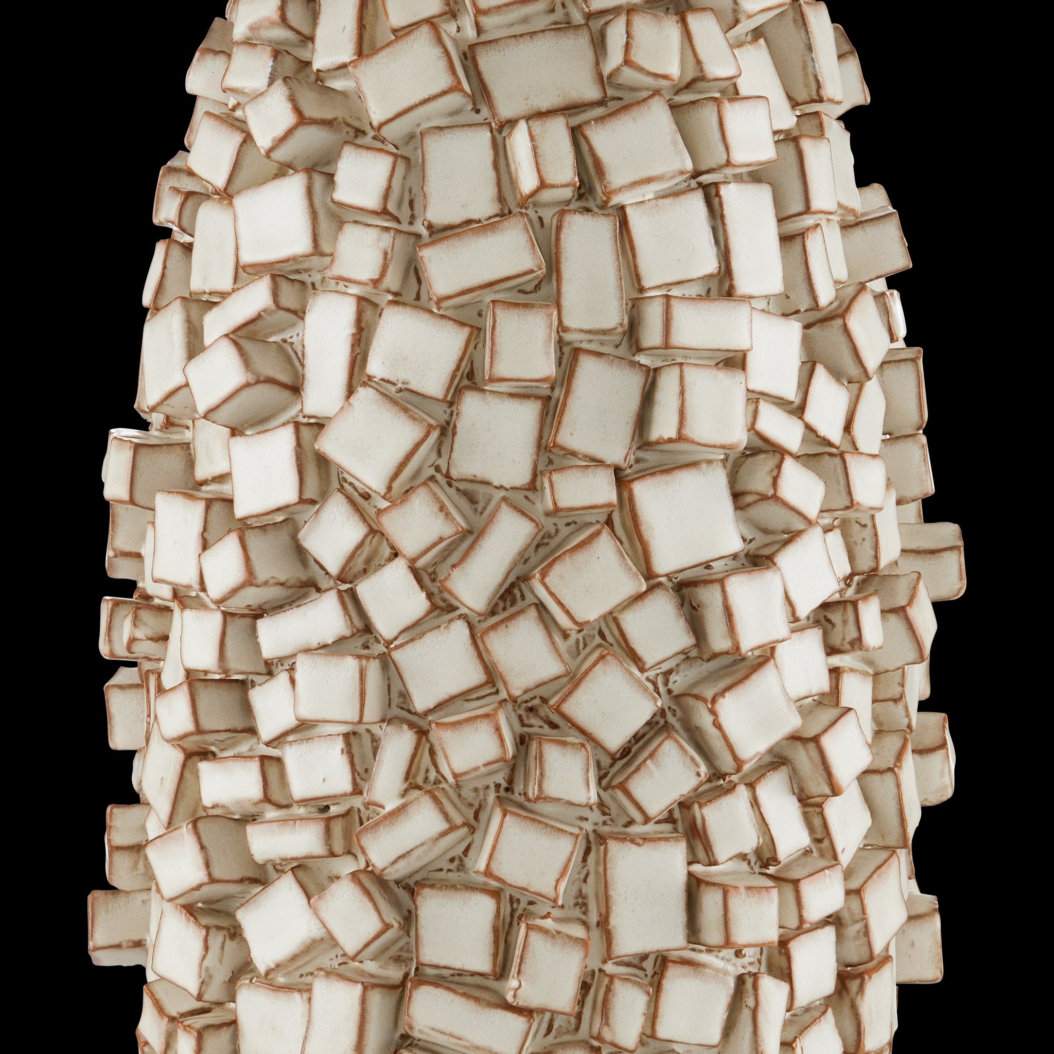 Currey & Company 29" Sugar Cube Ivory Table Lamp