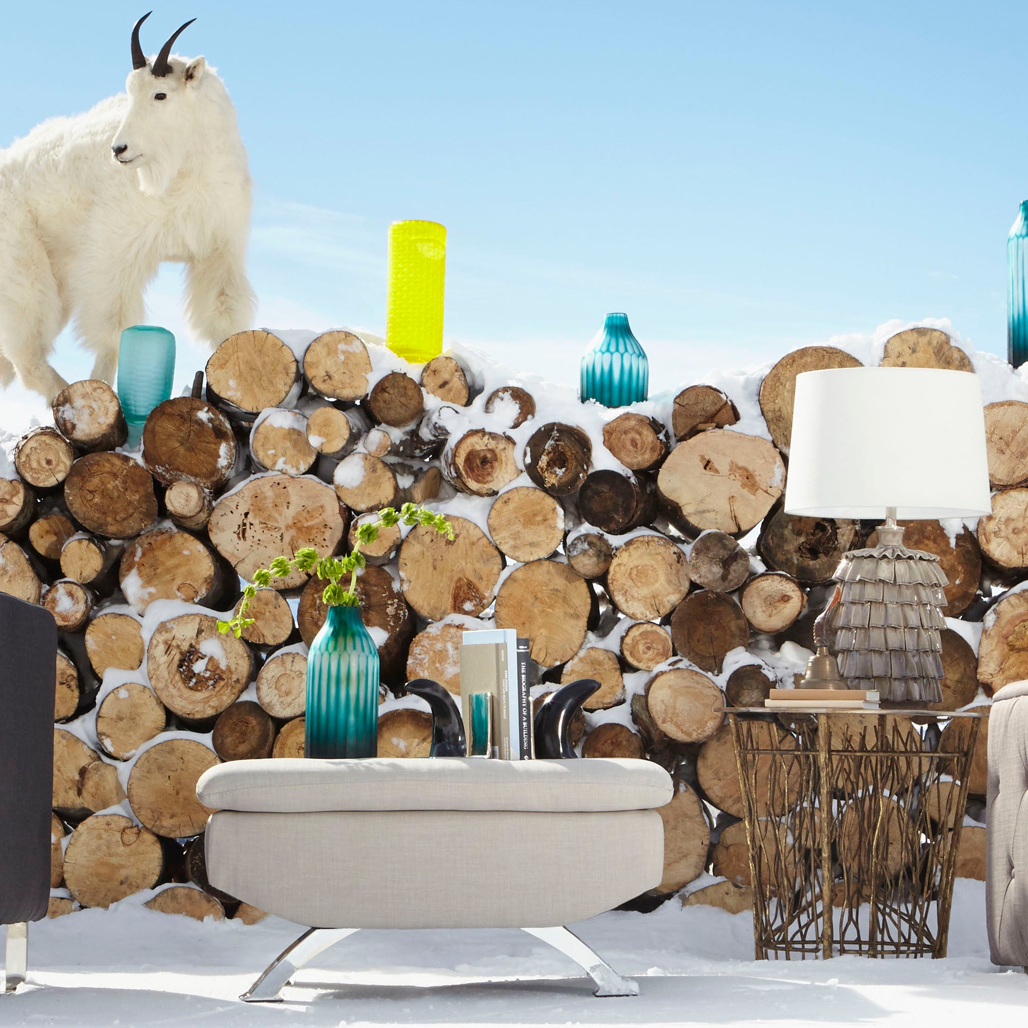 Horn Rimmed Bookends By Cyan Design