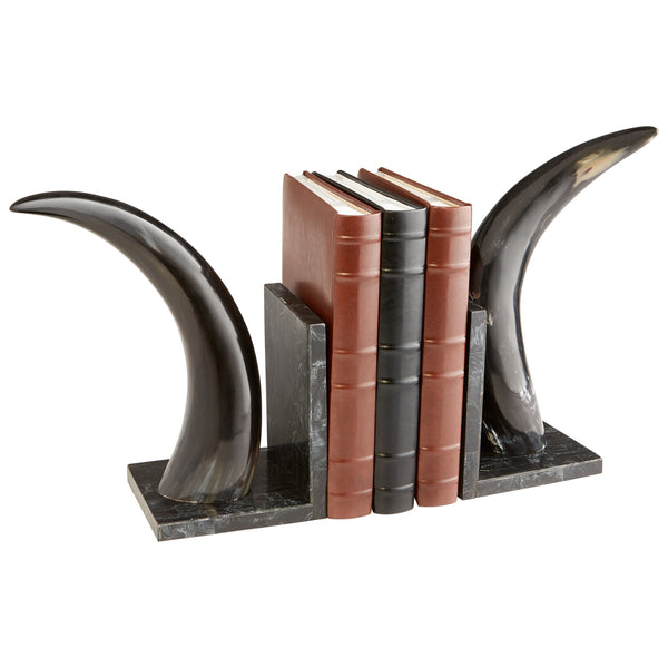 Horn Rimmed Bookends By Cyan Design