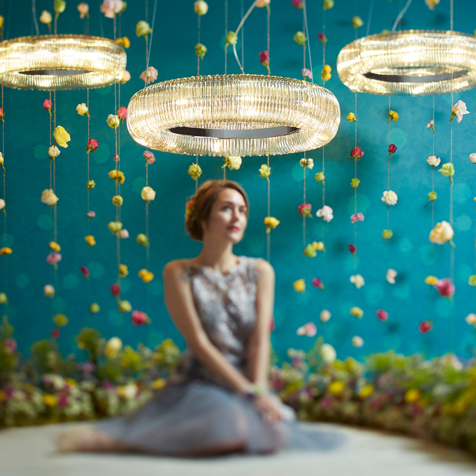 Beaming Around Ring Chandelier By Cyan Design