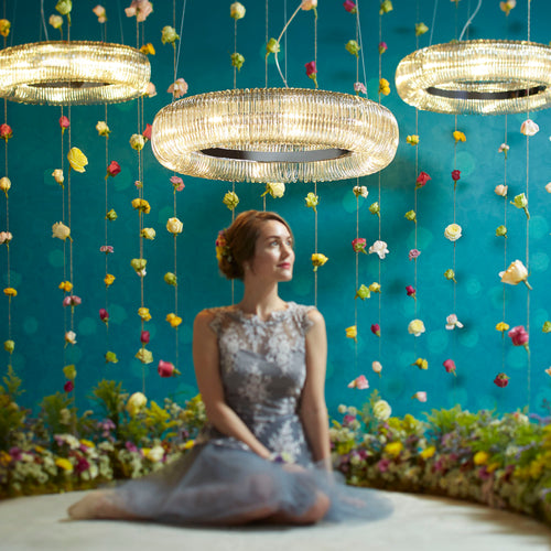 Beaming Around Ring Chandelier By Cyan Design