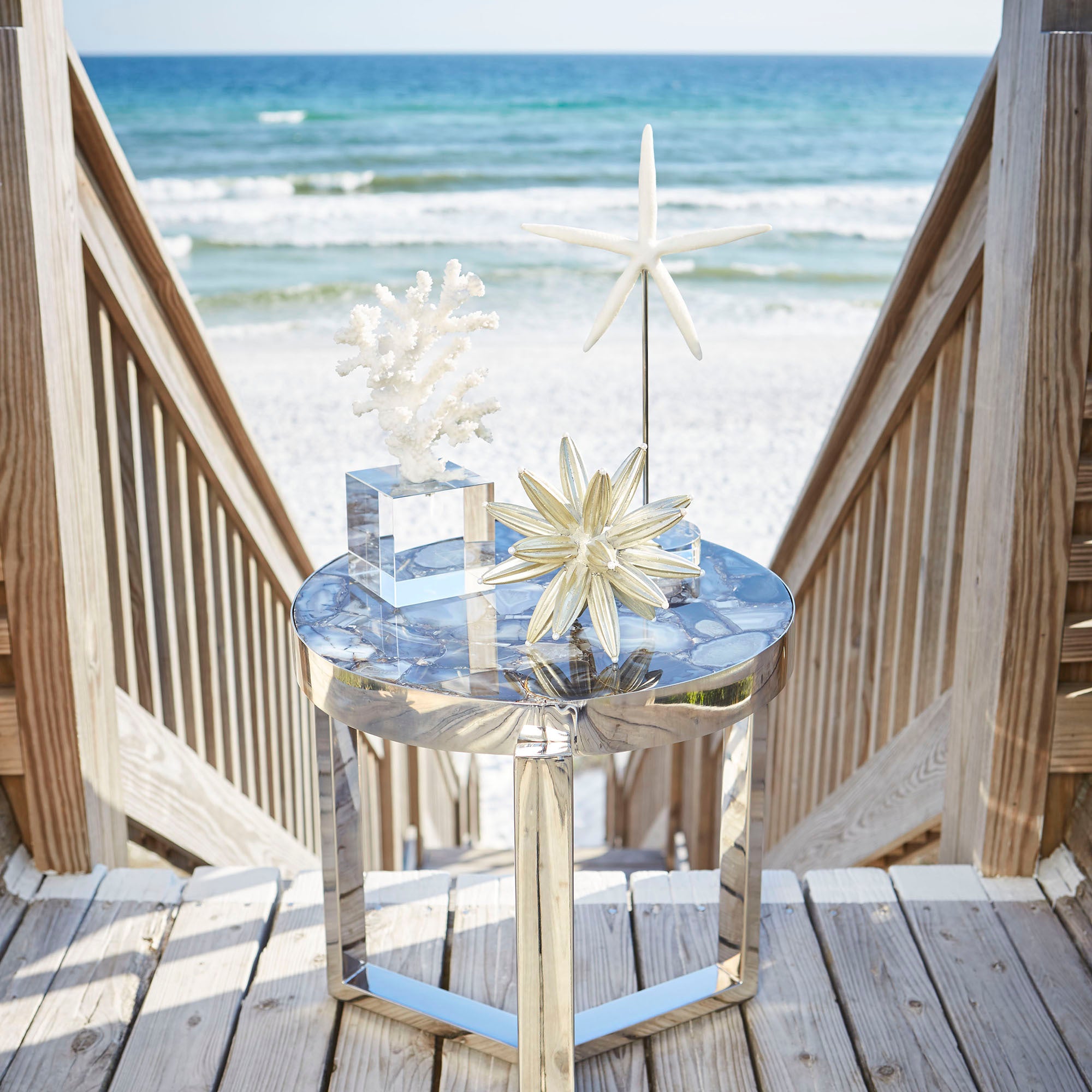 Geodance Side Table By Cyan Design