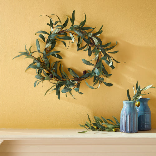 Napa Home And Garden Olive Wreath With Olives 16"