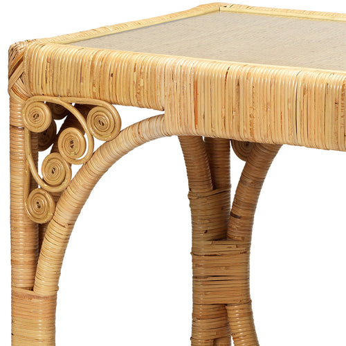 Jamie Young Primrose Rattan Console Table