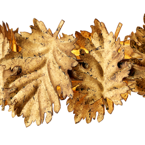 Currey & Company English Oak 32.5" Gold Leaf 1 Light Led Chandelier