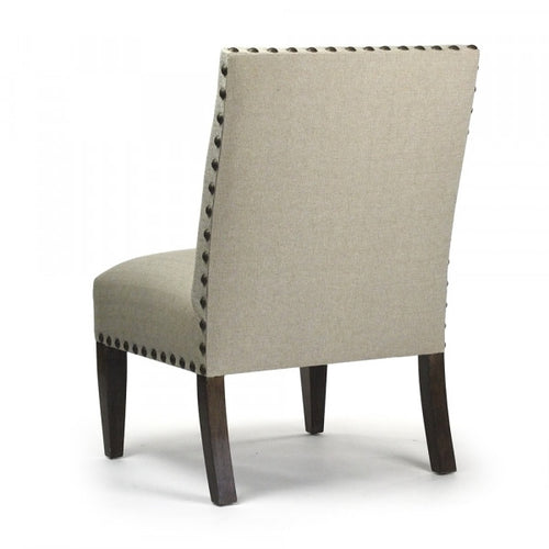 Zentique #100 24" Chair Antique Natural Linen