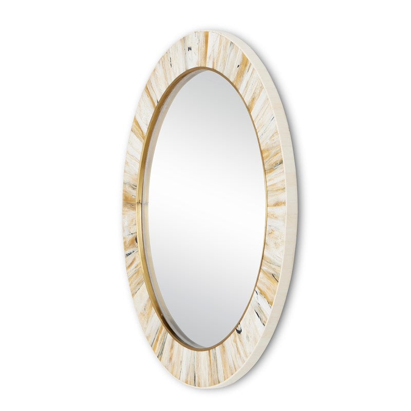 Currey And Company Niva Round Wall Mirror