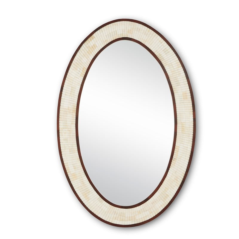 Currey And Company Andar Oval Mirror