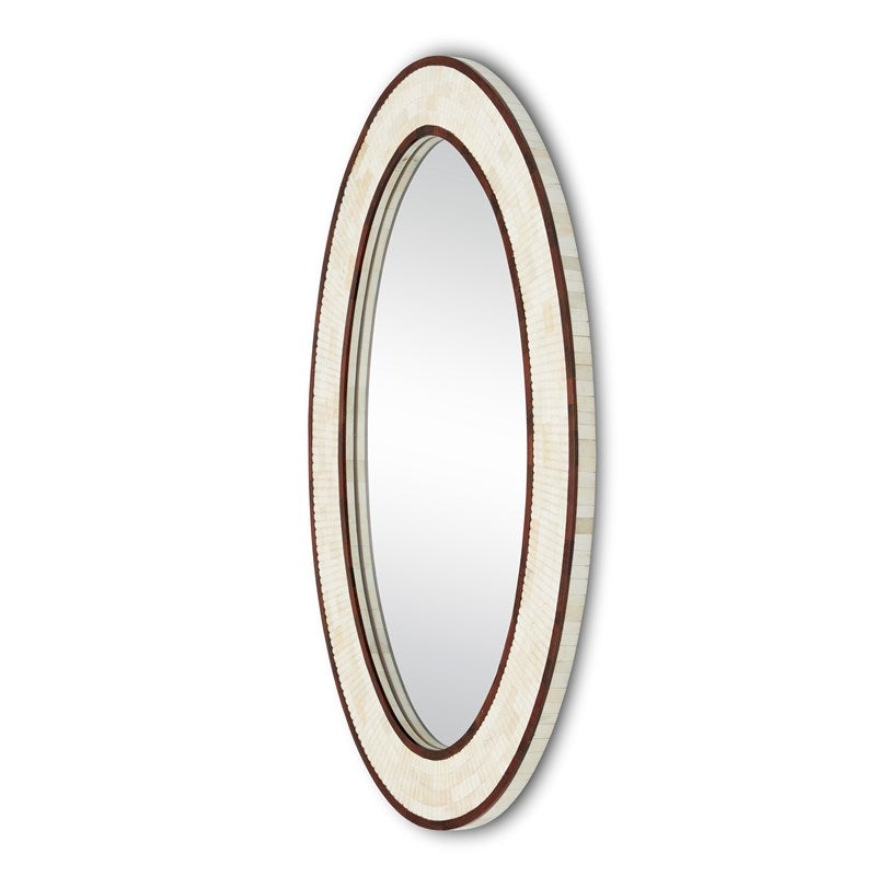 Currey And Company Andar Oval Mirror