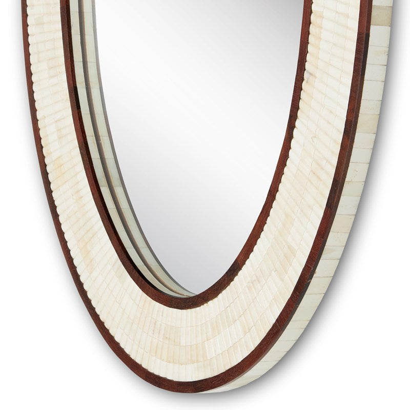 Currey And Company Andar Oval Mirror